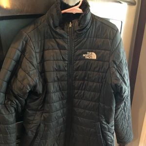 Girls northface reversible jacket